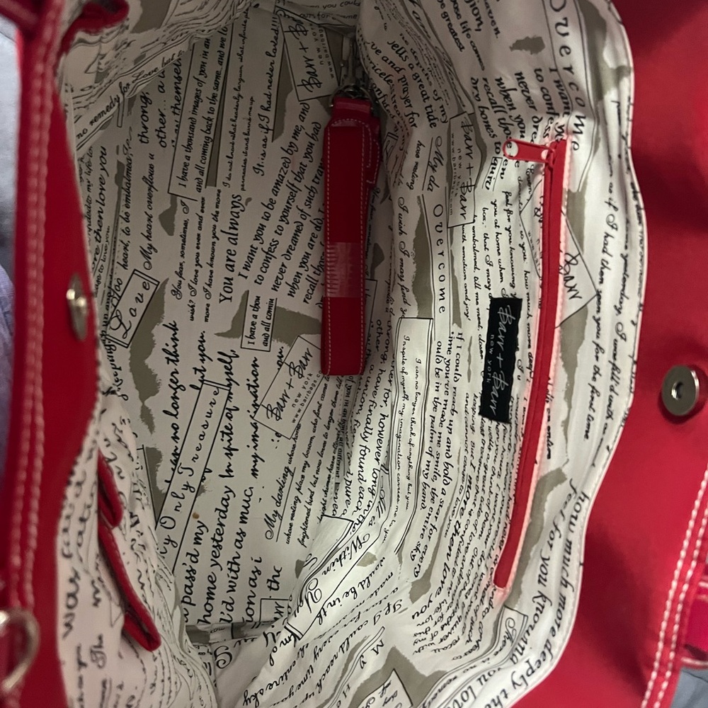 Barr + Barr XL Red Tote - Picture 5 of 6